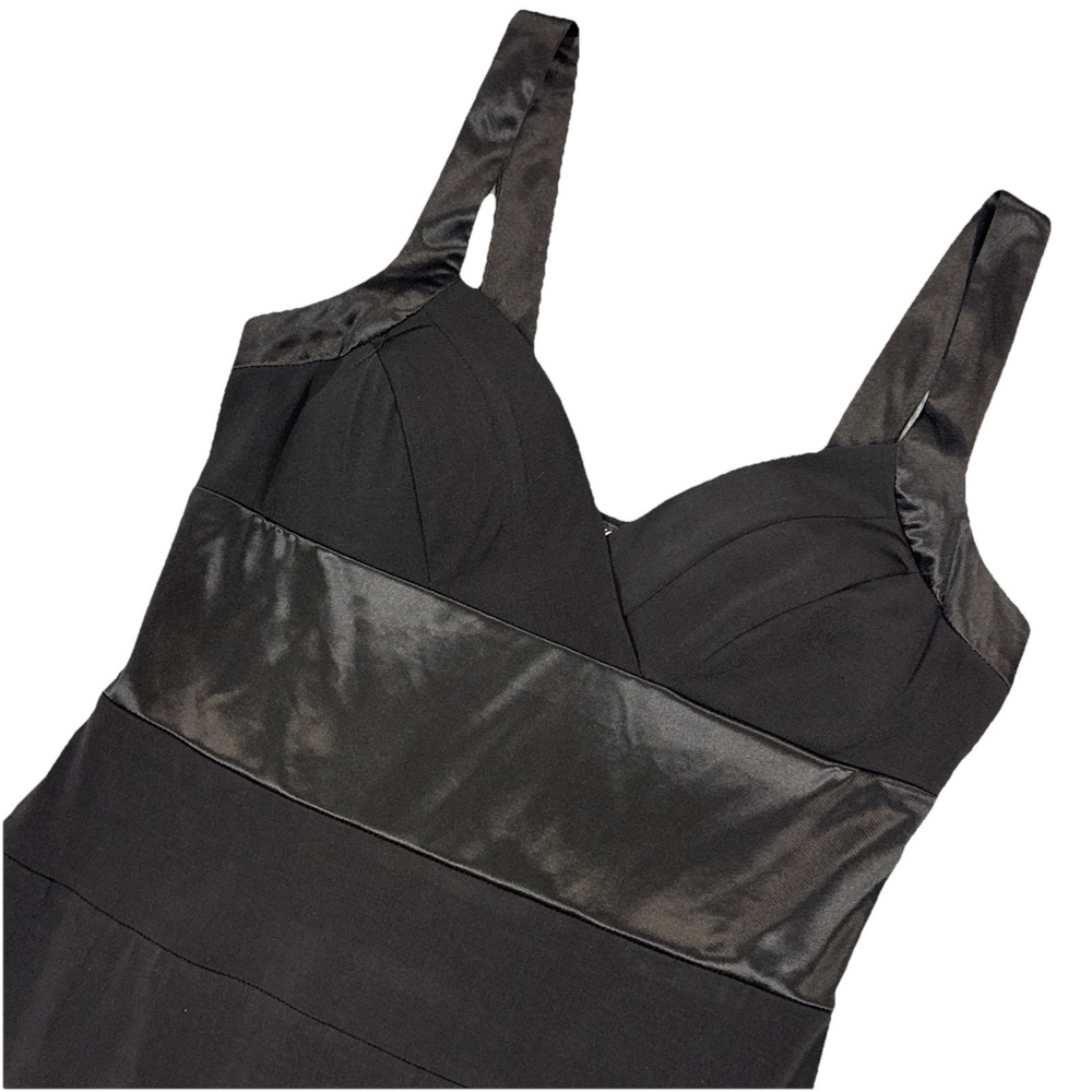 XOXO Women's M Little Black Dress Mini LBD Y2K Bontage Stretchy Baby Doll VTG